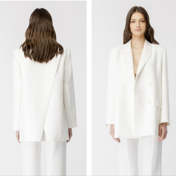 12. NWT BARDOT MAISON SPLIT BACK BLAZER - Picture 1 of 10